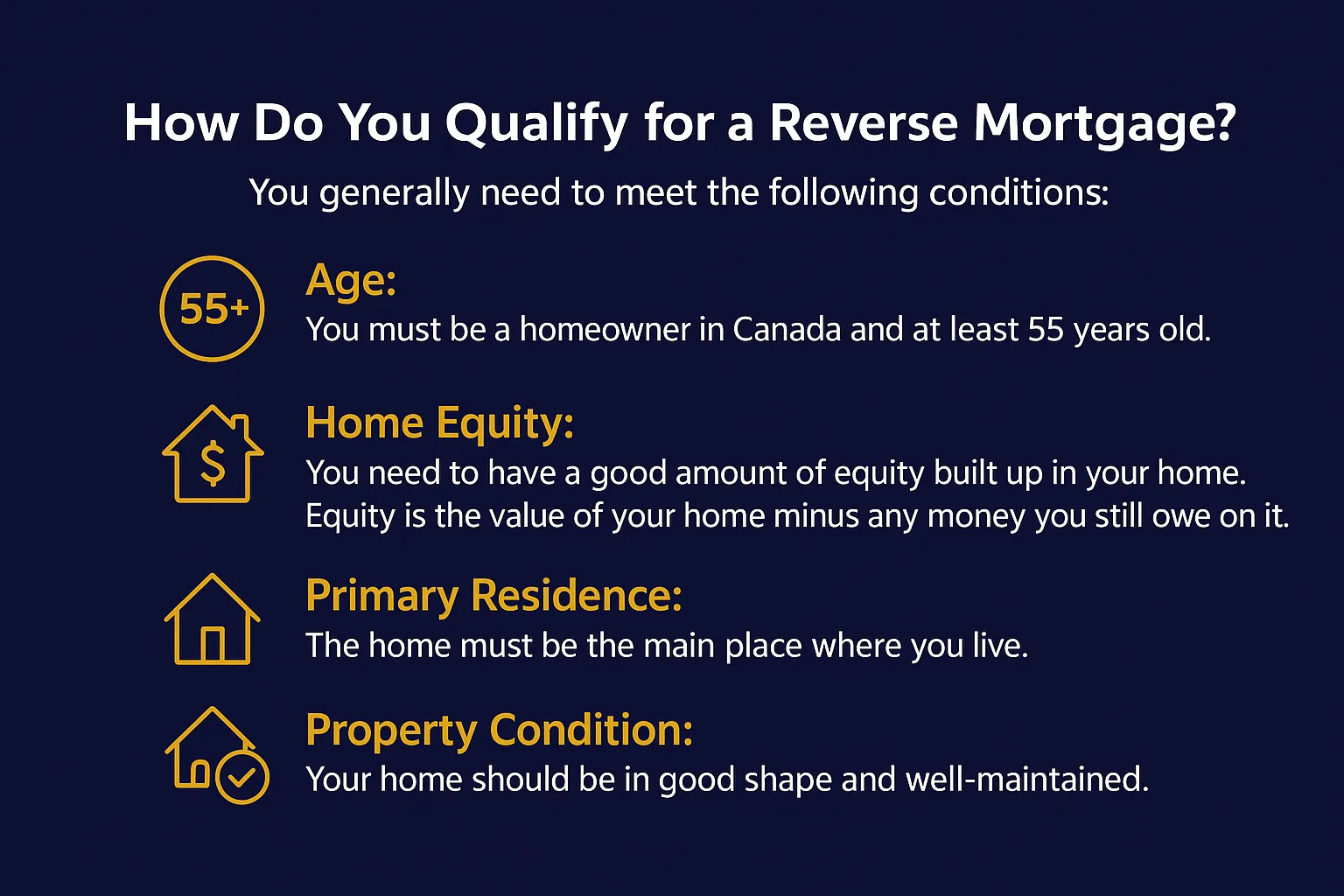 how do you qualify for a reverse mortage in canada how do you qualify for a reverse mortage in canada