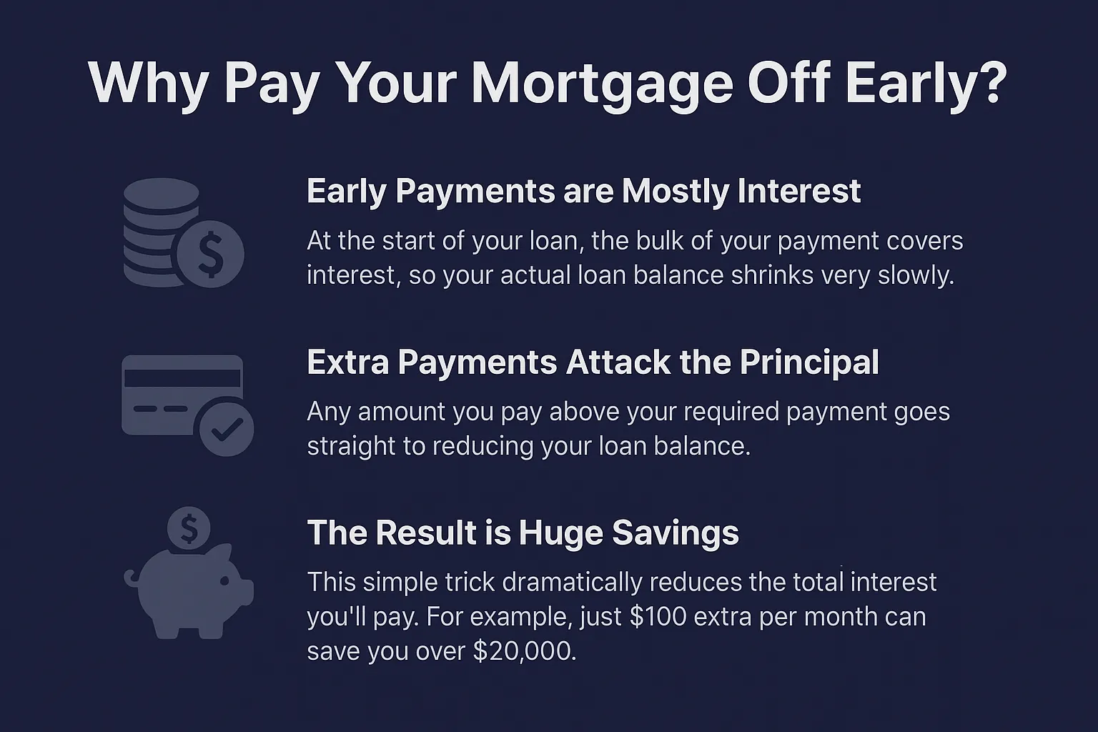 Why Pay Your Mortgage Off Early Why Pay Your Mortgage Off Early