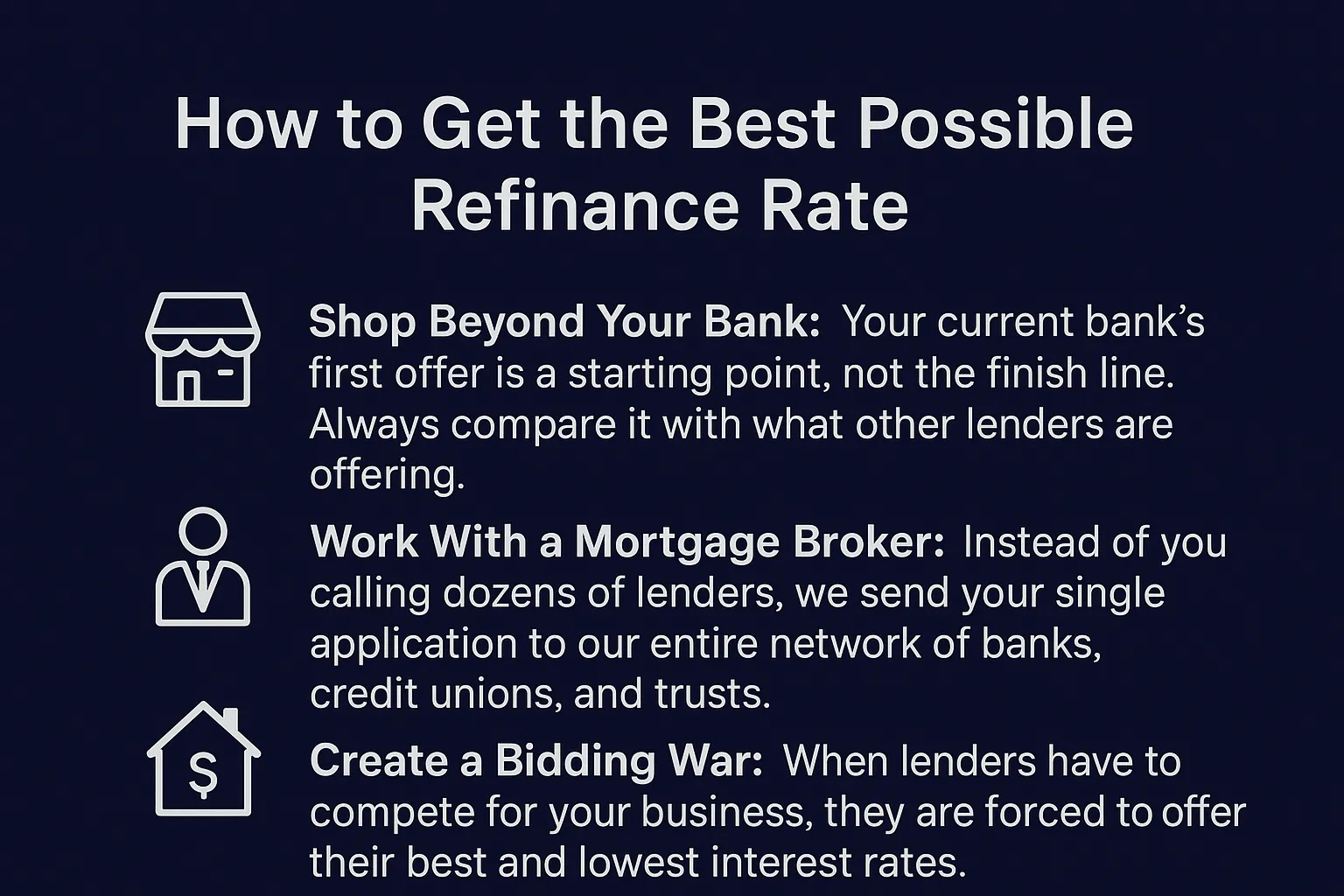 How to Get the Best Possible Refinance Rate How to Get the Best Possible Refinance Rate