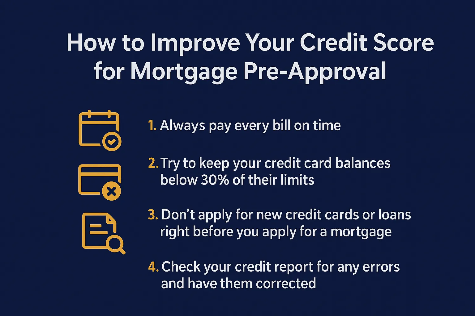 How to Improve Your Credit Score for Mortgage