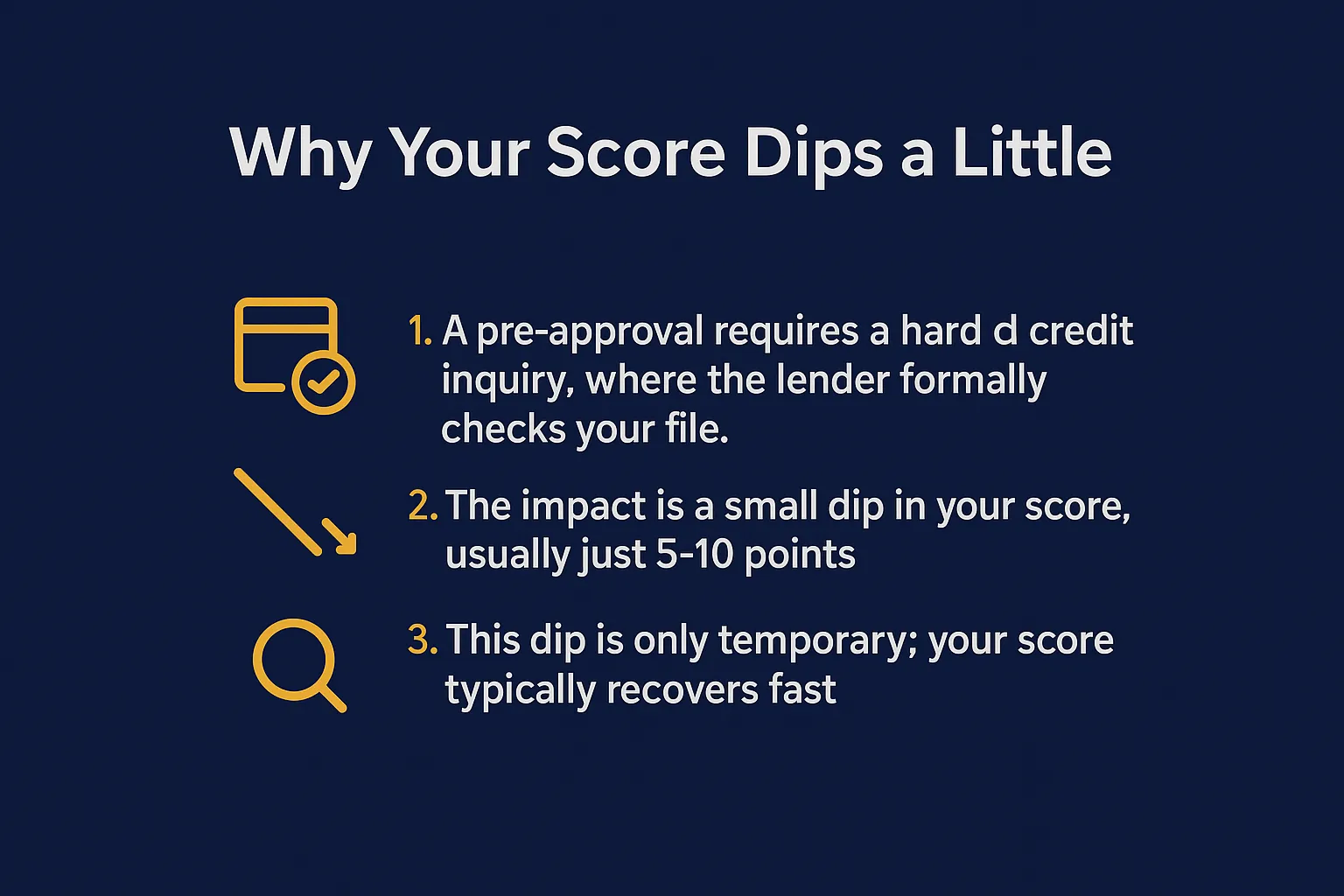 credit check for a pre approval